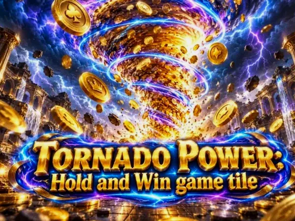 Tornado Power: Hold and Win game tile at Spinfever