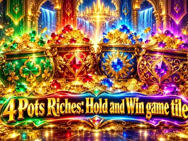 4 Pots Riches: Hold and Win game tile at Spinfever